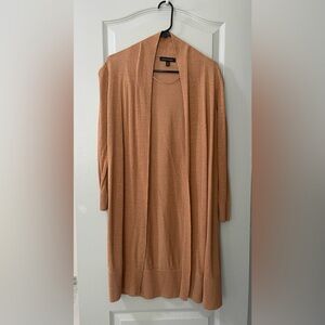 Banana Republic Tan Open-Front Cardigan
